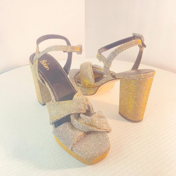 Glittery Boden Platform Sandals – Made in Spain – Size EU 41 / US Women’s 9.5–10 - Picture 15 of 17